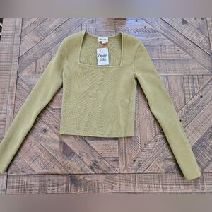 Ribbed Long sleeve top